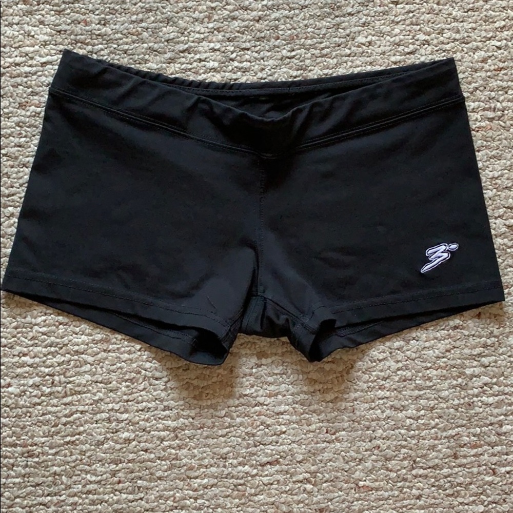 Spandex athletic shorts